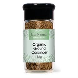 Organic Ground Coriander (Glass Jar) 40g