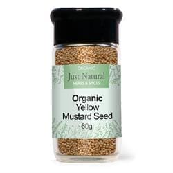 Organic Yellow Mustard Seed (Glass Jar) 80g