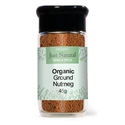 Organic Ground Nutmeg (Glass Jar) 50g