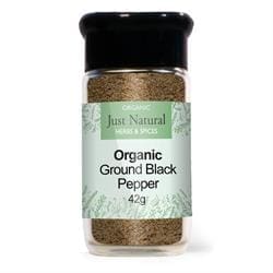 Organic Ground Black Pepper (Glass Jar) 55g