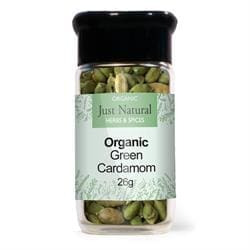 Organic Green Cardamom Pods (Glass Jar) 40g