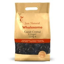 Carob Coated Ginger 250g