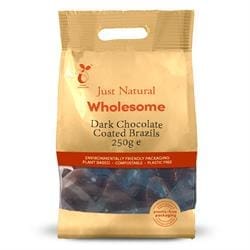 Dark Chocolate Coated Brazils 250g