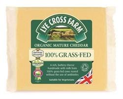 100% Grass Fed Organic Cheddar 200g