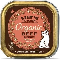 Lily's Kitchen Organic Beef Dinner for Cats 85g