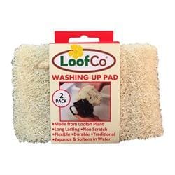 LoofCo Washing-Up Pads x 2 biodegradable plastic-free