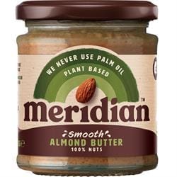 Meridian Smooth Almond Butter 100% 170g