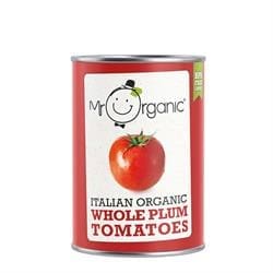 Mr Organic Whole Peeled Tomatoes 400g