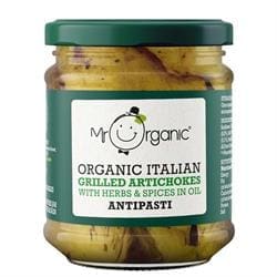 Mr Organic Grilled Artichoke Antipasti 190g