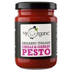 Mr Organic Chilli & Garlic Pesto 130g