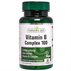 Mega Potency Vit B Complex 100mg Time Release 30 tabs