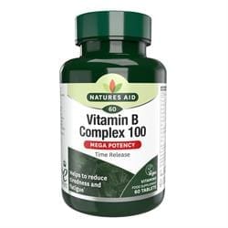 Mega Potency Vit B Complex 100mg Time Release 60 Tablets