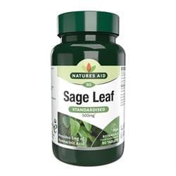 Sage Leaf - 50mg (500mg equiv) 90 Tablets