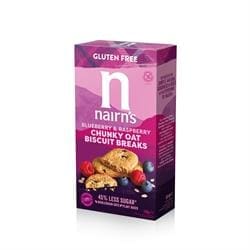 Gluten Free Blueberry & Raspberry Chunky Oat Biscuit Breaks 160g