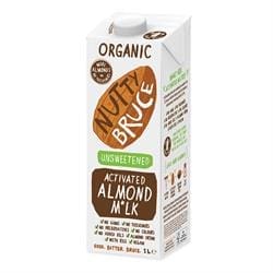 Nutty Bruce Activated Unsweetened Almond Milk 1L