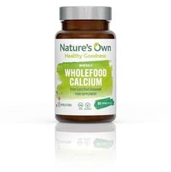 Wholefood Calcium from Seaweed 200mg 60 vcaps