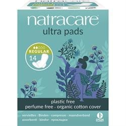 Natural Ultra Pads Regular with wings x 14