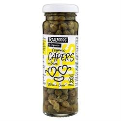 Organic Capers in Brine 100g