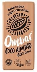 Ombar Coco Almond 70g organic and vegan