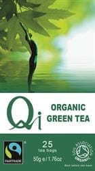 Organic Fairtrade Green Tea 25 Tea bags / 50g