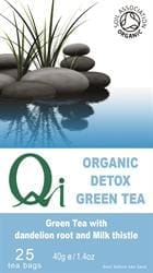 Organic Detox Green Tea 40g/25 Tea bags