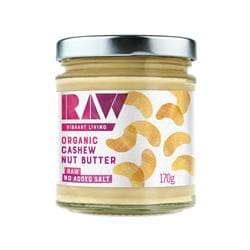 Organic Raw Whole Cashew Butter 170g