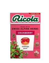 Cranberry Sugar Free sweets Box 45g