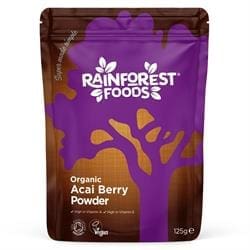 Organic Freeze Dried Acai Berry Powder 125g