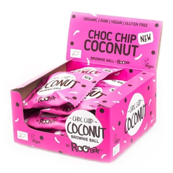 Brownie Ball Choc Chip Coconut 40g - Image 2