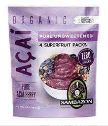 Unsweetened Acai Superfruit 4 x 100g