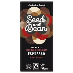 Organic Fine Dark Chocolate Espresso Bar 75g