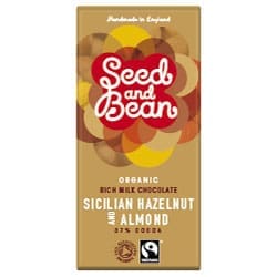 Smooth Praline Rich Milk 37% Sicilian Hazelnut & Almonds Choc Bar 75g