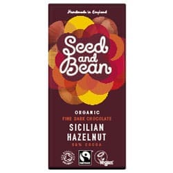 Hazelnutty Dark Chocolate 58% Cocoa with Hazelnut 75g