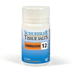 Combination 12 Tissue Salts 125 Tabs