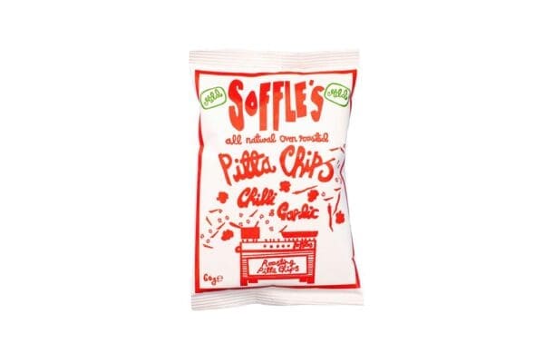 Chilli & Garlic Mild Pitta Chips 60g - Image 2