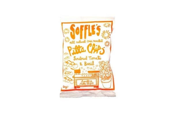 Sundried Tomato & Basil Pitta Chips 60gs - Image 2