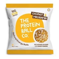 Coconut & Macadamia Protein + Vitamin Balls (High Protein) 45g