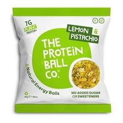 Lemon & Pistachio Protein + Vitamin Balls (Plant Protein)