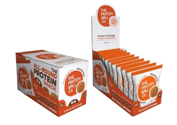 Cacao & Orange Protein + Vitamin Balls (High Protein) 45g - Image 2