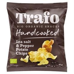 Organic Handcooked Salt & Pepper Crisps 40g