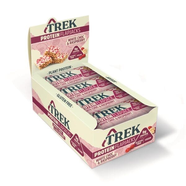 White Choc & Raspberry Flapjack 50g - Image 2