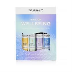 Tisserand Aromatherapy Roll-on Wellbeing Collection 4x 10ml