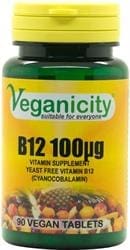 Vitamin B12 100ug 90 Vtabs to provide an essential vegan source