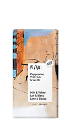 Milk White Cappuccino Chocolate Organic 100g