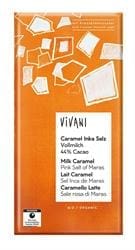 Milk Caramel Salted Chocolate Organic 80g