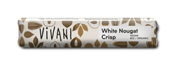 Mini White Nougat Crisp Chocolate Vegan Organic 35g