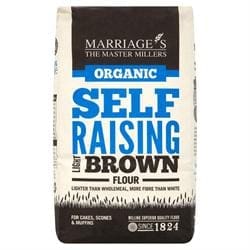 Org Light Brown Self Raising Flour 1000g