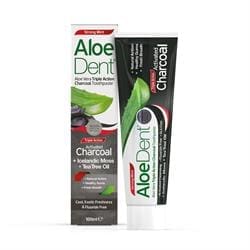 AloeDent Activated Charcoal Aloe Vera Toothpaste 100ml