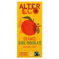 AlterEco Organic Dark Chocolate with Orange 100g