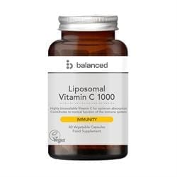 Liposomal Vitamin C 1000 60 Veggie Caps - Reusable Bottle